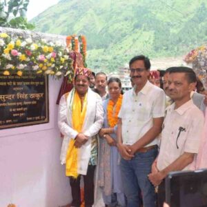 कुल्लू में भुंतर डबल लेन पुल का लोकार्पण:विधायक सुंदर सिंह बोले- बनेगा बड़ा ट्रांसपोर्ट नगर, ब्यास नदी के तटीकरण के लिए 15 करोड़ जारी