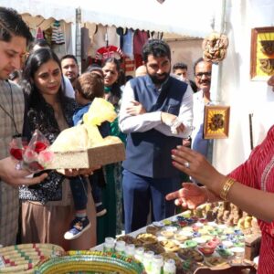 मंडी में दीपावली आजीविका मेला शुरू:आपदा प्रभावितों की सहायता के लिए लगाया, 14 विकास खंडों के स्वयं सहायता समूहों ने लगाए स्टॉल