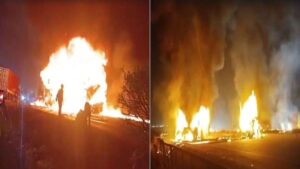 कर्नाटक के चित्रदुर्ग में आग का गोला बनी बस, 10 से ज्यादा यात्री जिंदा जले, मची चीख-पुकार; VIDEO​on December 25, 2025 at 1:59 am