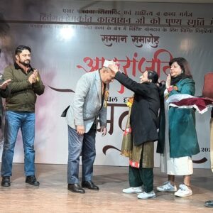 मंडी में हेमकांत कात्यायन को दी श्रद्धांजलि:आदरांजलि 2.0 समारोह, खाद्य एवं कृषि परिषद के महानिदेशक समेत 4 लोगों को किया सम्मानित