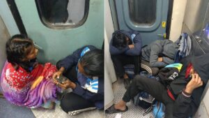 VIDEO: कुश्ती चैंपियनशिप में हिस्सा लेन गए खिलाड़ियों को नहीं मिली सीट, ट्रेन में टॉयलेट के पास बैठकर करना पड़ा सफर​on December 23, 2025 at 8:29 am
