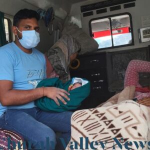 चंबा-तीसा मार्ग पर एंबुलेंस में महिला की डिलीवरी:108 स्टाफ ने सूझबूझ से कराया सुरक्षित प्रसव, जच्चा-बच्चा की हालत स्थिर
