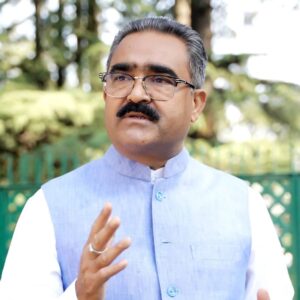 धर्मशाला में पूर्व उद्योग मंत्री ने कांग्रेस पर साधा निशाना:बिक्रम ठाकुर बोले- राज्यसभा टिकट पर पार्टी में कलह वरिष्ठ नेताओं की अनदेखी