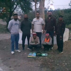 कांगड़ा में दो नशा तस्कर गिरफ्तार:चरस बरामद, NDPS एक्ट के तहत केस दर्ज, सीआईए टीम की कार्रवाई