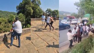 कर्नाटक में प्री-वेडिंग शूट के दौरान फोटोग्राफरों को दौड़ा-दौड़ाकर पीटा, पुलिस स्टेशन के सामने भारी हंगामा, सामने आया वीडियो​on March 28, 2026 at 11:20 am