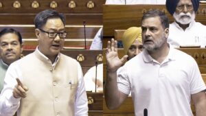 राहुल गांधी की टी-शर्ट पर किरेन रिजिजू का प्रहार, बोले- उनका दिमाग सलाहकारों ने ‘हाईजैक’ कर लिया है​on March 27, 2026 at 1:23 am