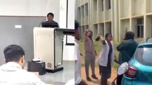 Video: पढ़ाते हुए प्रोफेसर ने MBBS छात्रा को I Love You बोलकर किया प्रपोज, कैंपस में चप्पलों से हुई जमकर धुनाई​on March 26, 2026 at 11:03 am