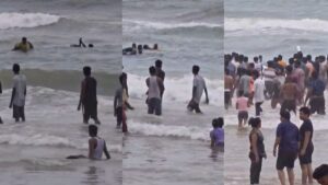 जानलेवा बनी लापरवाही! समुद्र में नहाते समय लहर में बह गए दो पर्यटक, हुई मौत; VIDEO आया सामने​on March 30, 2026 at 9:14 am