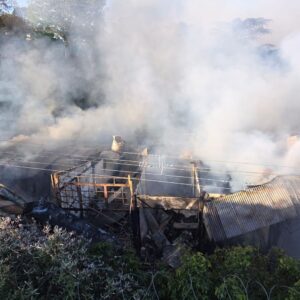 हिमाचल के कसौली में भीषण आग, 8 दुकानें जलकर राख:आठ सिलेंडर फटे, आर्मी-एयरफोर्स और फायर ब्रिगेड ने पाया काबू, करोड़ों का नुकसान