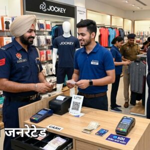 खरड़ के जॉकी आउटलेट में लाखों का गबन:कंपनी ने कैशियर पर लगाया आरोप, कैश, कार्ड, UPI और स्टॉक में मिली गड़बड़ी