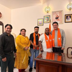 व्यापार मंडल अध्यक्ष अनुज कश्यप भाजपा में शामिल:धर्मशाला निगम चुनाव से पहले बड़ा सियासी उलटफेर, सुक्खू सरकार पर साधा निशाना