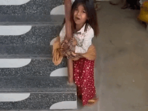 रिटायर्ड फौजी ने बच्ची को सीढ़ियों की रेलिंग से बांधा,VIDEO:थप्पड़ जड़े, मासूम चिल्लाई- अंकल बचालो; हिमाचल में चीखें सुन मर्चेंट नेवी कैप्टन ने छुड़वाया