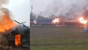 मणिपुर: कुकी उग्रवादियों ने घर पर फेंका बम, मां के साथ सो रहे दो बच्चे आग में जिंदा जले, तेल के 3 टैंकर में लगाई आग​on April 7, 2026 at 4:34 am