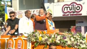 PM मोदी ने पुडुचेरी में चुनाव प्रचार को दी धार, NDA नेताओं के साथ किया रोड शो; देखने को उमड़ी भीड़​on April 3, 2026 at 12:31 pm