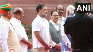 VIDEO: PM मोदी और राहुल गांधी ने संसद परिसर में की बात, महात्मा फुले के समारोह में यूं हुई मुलाकात​on April 11, 2026 at 4:40 pm