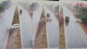 पुरी से पूजा करके लौटते समय हुआ दर्दनाक हादसा, डिवाइडर पार कर लॉरी से टकराई इनोवा; सामने आया VIDEO​on April 6, 2026 at 6:17 pm