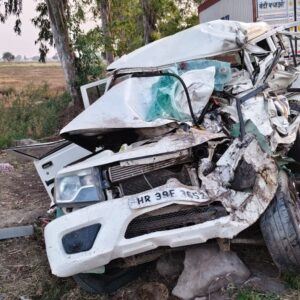 करनाल में कैंटर और बोलेरो की टक्कर:2 की मौत, 1 घायल; हिसार-भिवानी और हिमाचल के रहने वाले