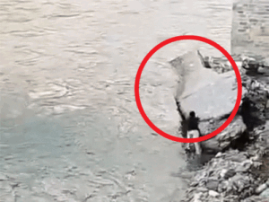 हिमाचल में व्यास नदी में डूबा पंजाब का युवक:दो दोस्तों को बचाने के लिए पानी में कूदा, दोनों को सुरक्षित निकाला, खुद बह गया