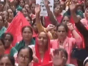 हिमाचल में 21 हजार MDM वर्कर हड़ताल पर:17 साल से मानदेय नहीं बढ़ने का आरोप; हाईकोर्ट आदेश के बावजूद 12 महीने का भुगतान नहीं