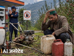 हिमाचल में पेट्रोल और डीजल का संकट:केंद्र सरकार के आदेश किसानों-बागवानों पर पड़ रहे भारी; कैनी-बोतल में ईंधन नहीं, स्प्रै-गुड़ाई जैसे काम ठप