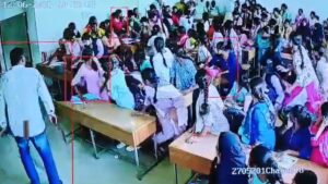क्लास में पढ़ रही थीं छात्राएं तभी ऊपर से गिरा छत का प्लास्टर, कई घायल; CCTV फुटेज आया सामने​on June 12, 2026 at 12:02 pm