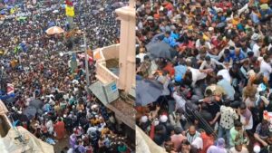 पुरी जगन्नाथ रथ यात्रा में भगदड़, दम घुटने से 1 श्रद्धालु की मौत, कई लोगों के घायल होने की आशंका-VIDEO​on July 16, 2026 at 12:05 pm