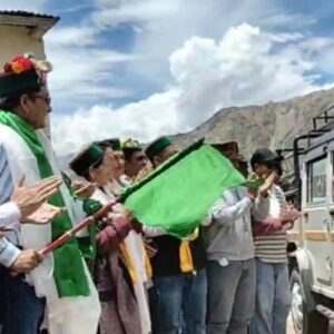भारत-चीन सीमा व्यापार 6 साल बाद बहाल:शिपकी लॉ से 16 व्यापारी तिब्बत रवाना; हिमाचल के मंत्री नेगी ने किया शुभारंभ