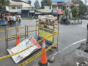 सिरमौर में व्यक्ति का मर्डर:गले में तेजधार हथियार के निशान, सड़क पर खून से लथपथ मिला शव; CCTV फुटेज खंगाल रही पुलिस