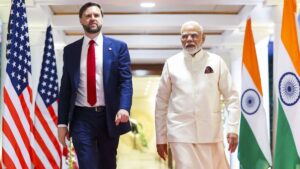 जेडी वेंस ने PM मोदी से की बात, भारत-अमेरिका सहयोग पर हुई अहम चर्चा; पीएम ने वेंस को बधाई भी दी​on August 8, 2026 at 5:49 pm