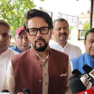 अनुराग ठाकुर बोले-राहुल गांधी सिर्फ रील के नेता:कहा-अनाप-शनाप बयानबाजी उनकी आदत; कांग्रेस पर हिंदू समाज के अपमान का आरोप