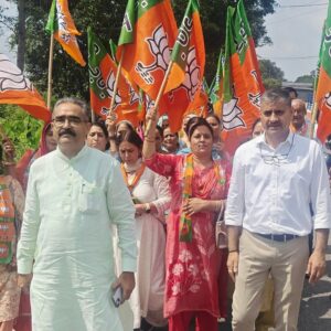 सुक्खू ‘नॉमिनेटेड’ नेता रहे हैं, इलेक्टेड नहीं:कांगड़ा में भाजपा की आक्रोश रैली, विक्रम ठाकुर-पवन काजल बोले-चुनाव में वादों का होगा हिसाब