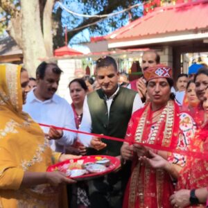 माता के जयकारों से गूंजी छोटी काशी:मंडी में टारना माता अष्टमी मेले पर शोभायात्रा निकली; मेयर सुमन ठाकुर ने किया शुभारंभ