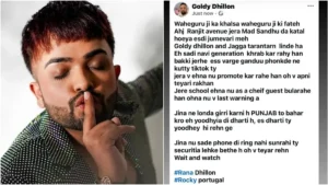 ‘कुछ लोग नई पीढ़ी को कर रहे खराब…’, गैंगस्टर गोल्डी ढिल्लों ने मैड संधू के हत्या की जिम्मेदारी लेने का किया दावा​on October 4, 2026 at 4:40 am