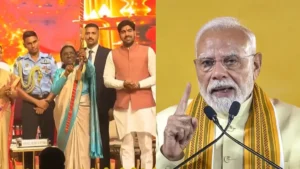राष्ट्रपति द्रौपदी मुर्मू ने तीर चलाकर किया रावण दहन, PM मोदी बोले– ‘देश के दुश्मनों से मिलकर लड़ना होगा’​on October 20, 2026 at 1:11 pm