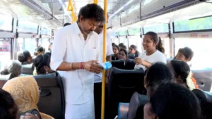 तमिलनाडु की महिलाओं को CM विजय का तोहफा, बसों में मुफ्त सफर की योजना का किया विस्तार​on October 2, 2026 at 5:47 am